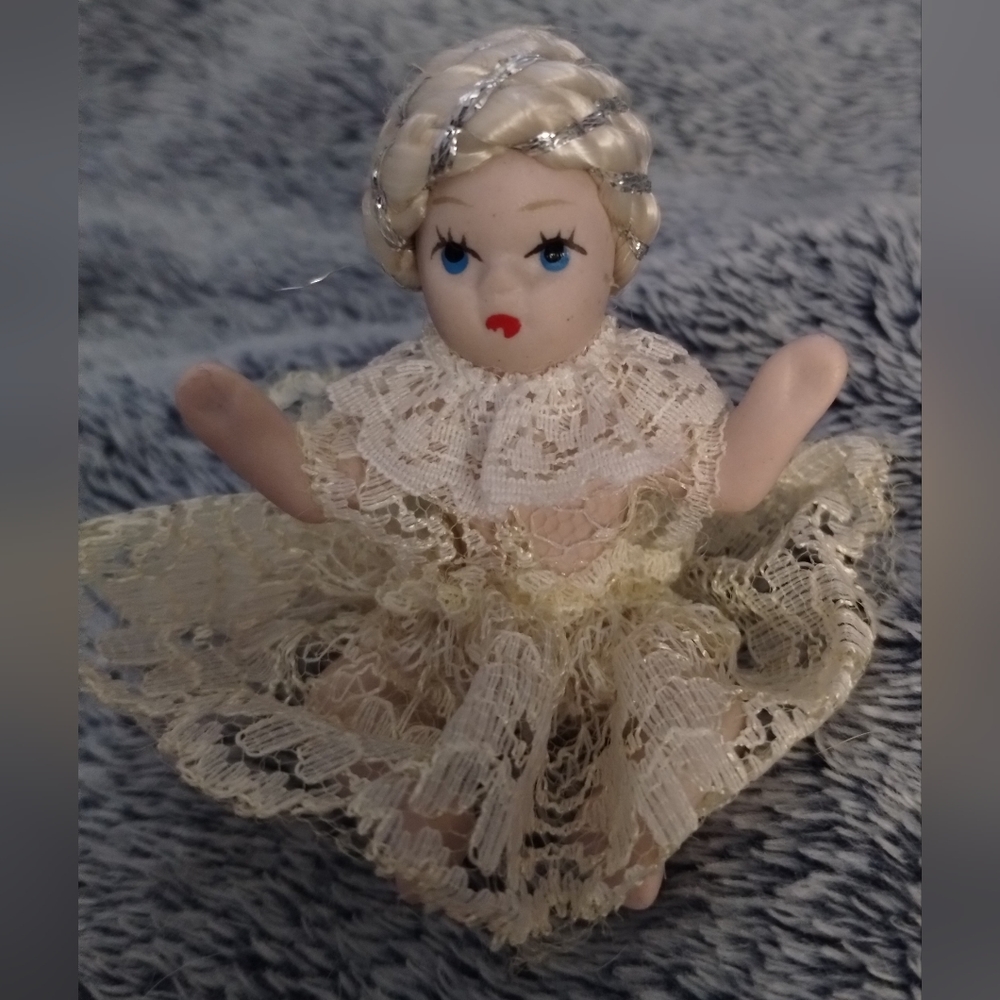 Vintage Porcelain miniature doll